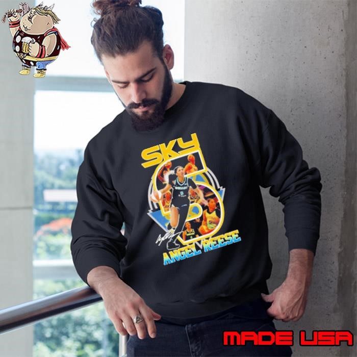 WNBA Chicago Sky Angel Reese 5 Signature Sweatshirt