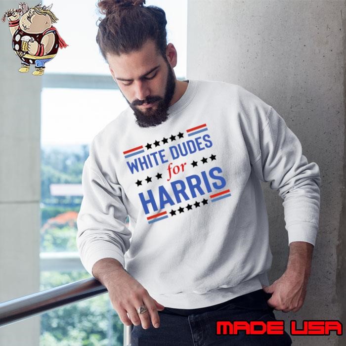 White Dudes For Kamala Harris Stars Vote Sweatshirt