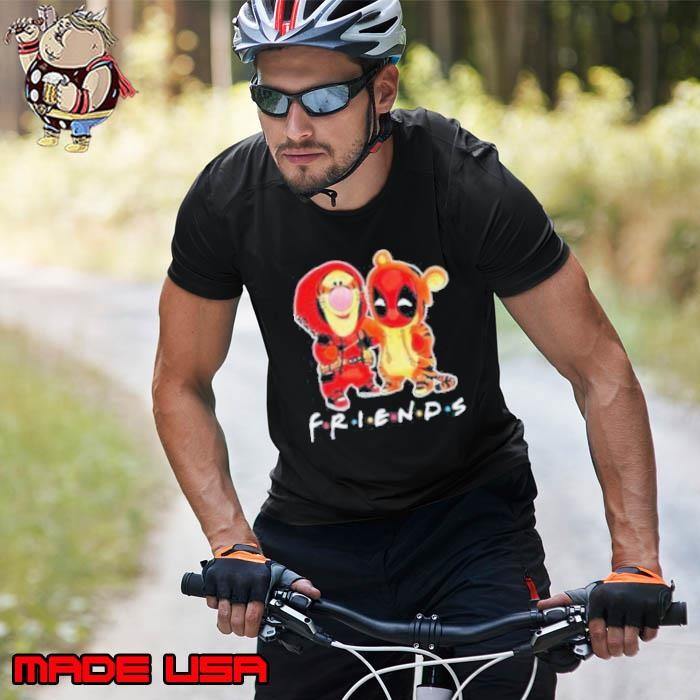 Winnie The Pooh Tigger And Deadpool Best Friends Disney Fan Unisex