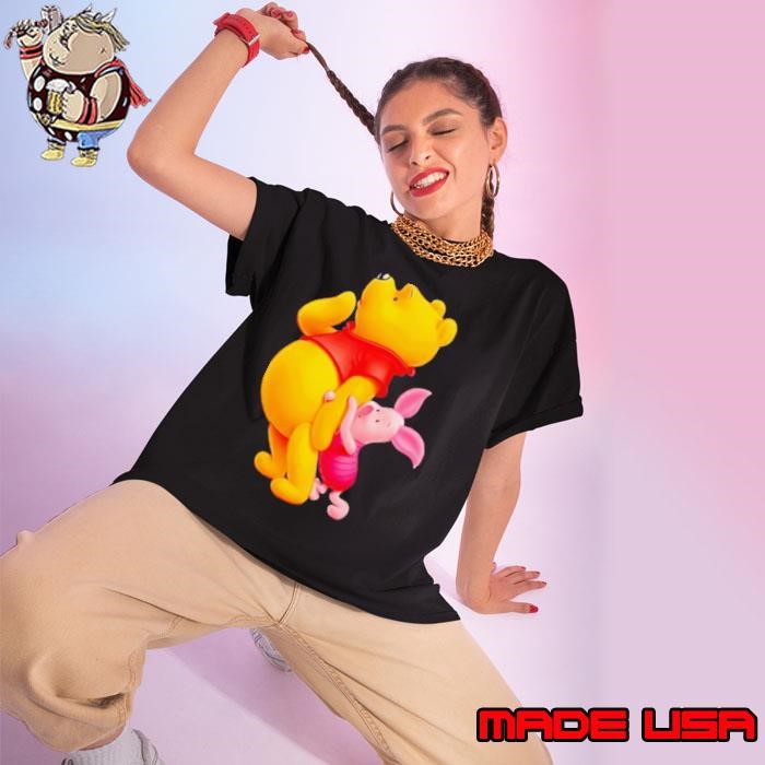 Winnie the Pooh and Piglet best friends forever Ladies tee