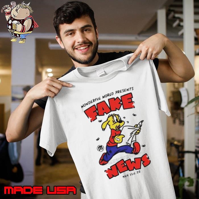 Wonderful world presents fake news Unisex