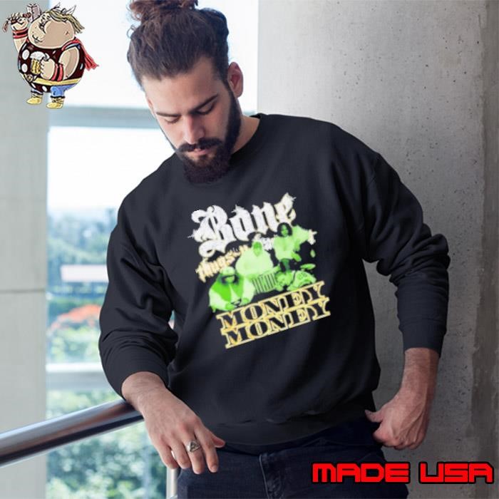 2024 Bone Thugs N Harmony Money Money Black Sweatshirt