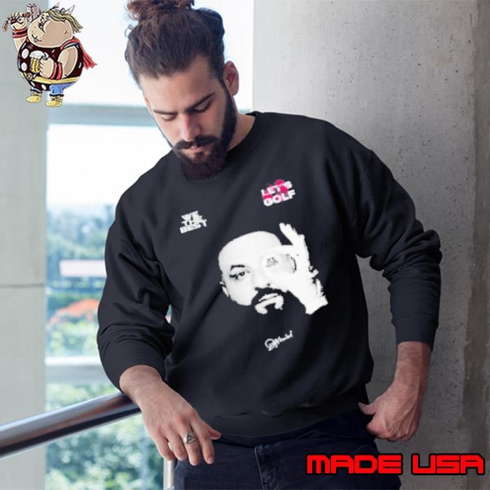 2024 DJ KHALED Let’S Golf Black Photo Sweatshirt