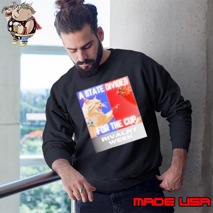 A State Divided For The Cup Rivalry Week Wildcats Vs Cardinals Sweatshirt