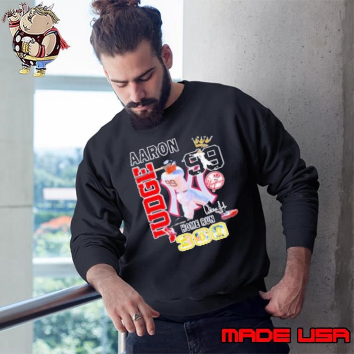 Aaron Judge 99 MLB New York Yankees Home Run 300 Signature Sweatshirt