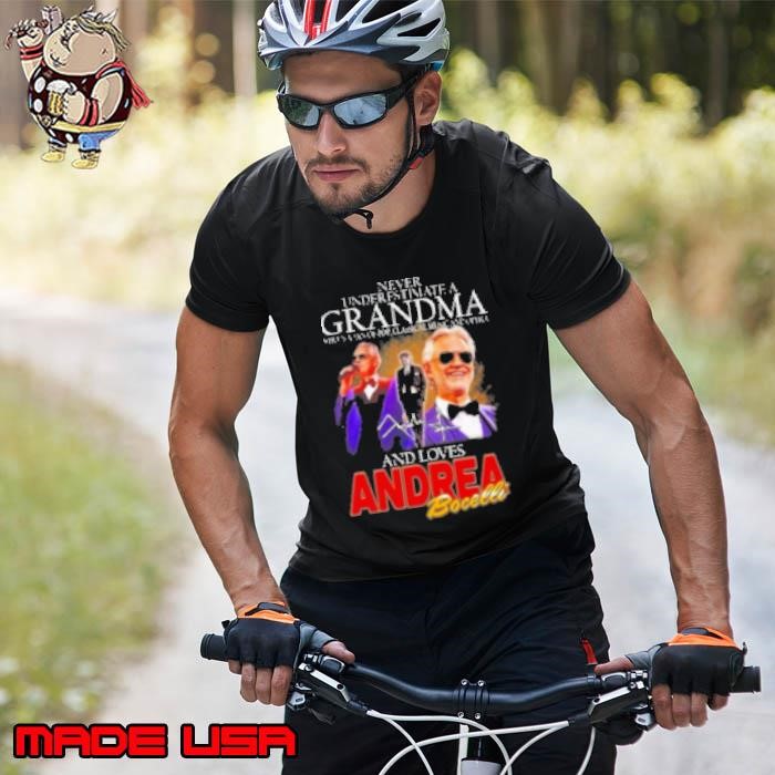Andrea Bocelli Never Underestimate A Grandpa Who Loves Bocelli Signature Unisex