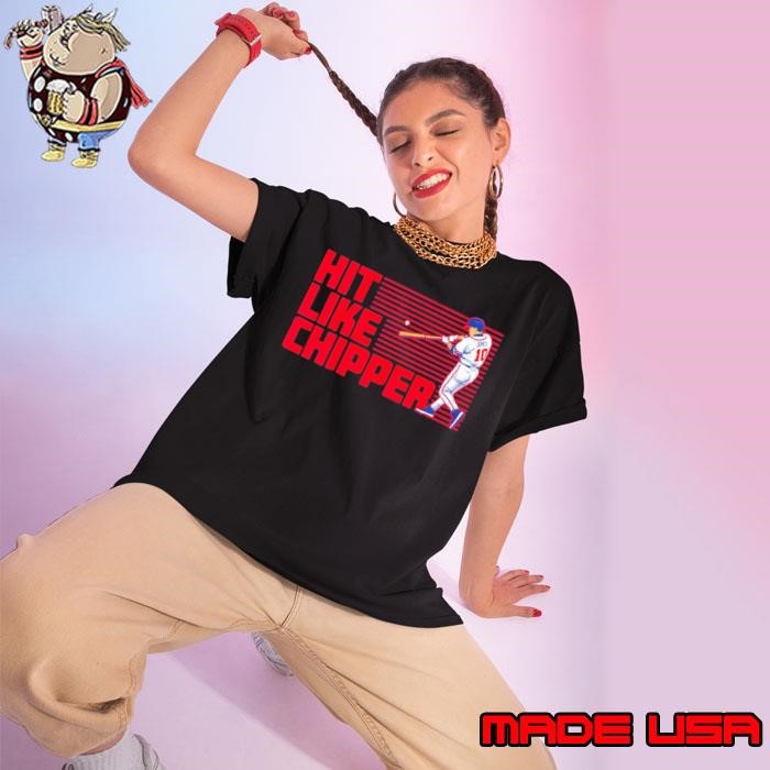 Atlanta Braves Chipper Jones Hit like chipper Ladies tee