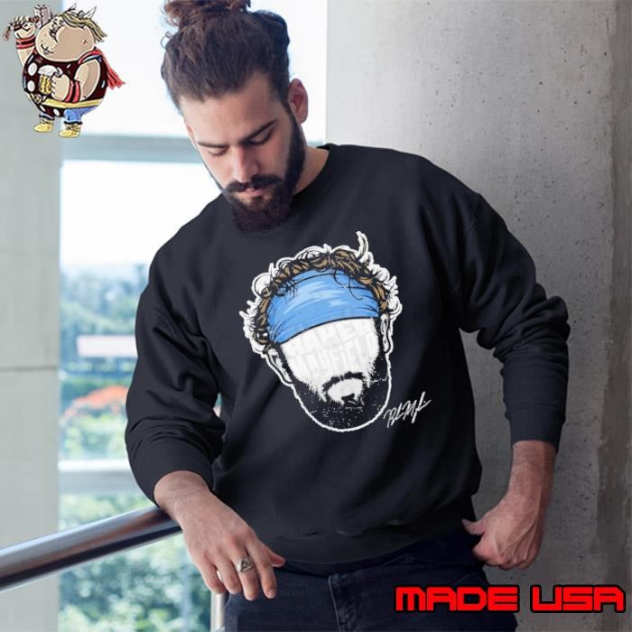 Baker Mayfield Carolina Player Silhouette  American football quarterback signature Sweatshirt