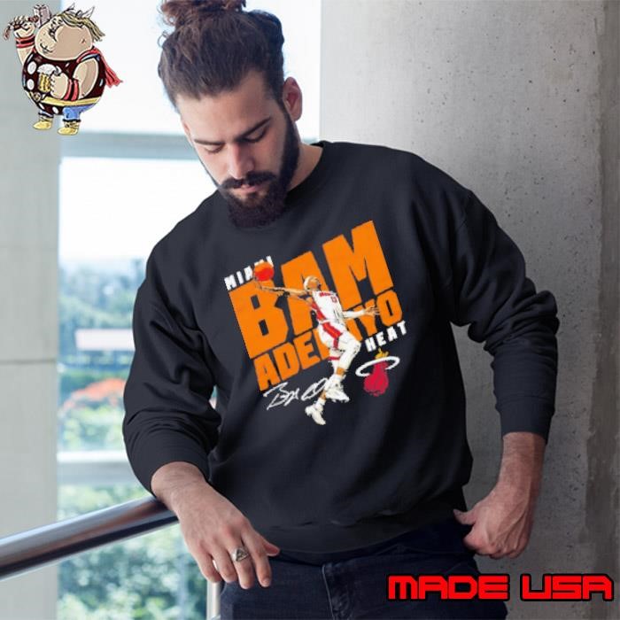 Bam Adebayo Miami Heat Slant Sweatshirt