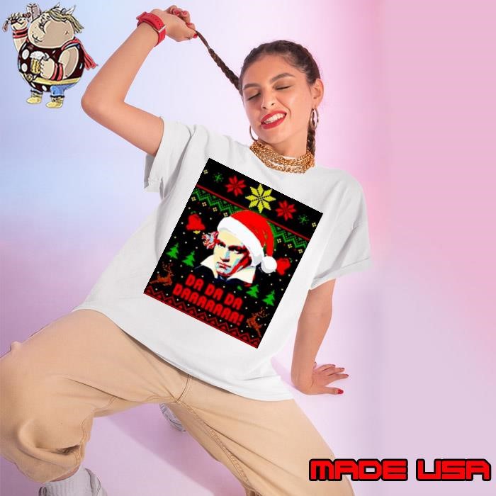 Beethoven da da da daaaaaaa Christmas Ladies tee