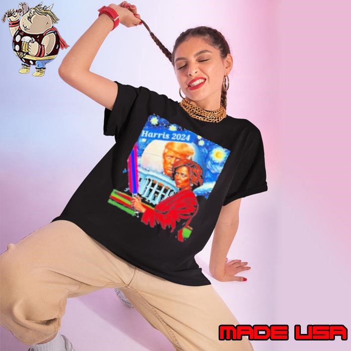 Best Kamala Harris Presidential Election Harris 2024 Star Wars Ladies tee
