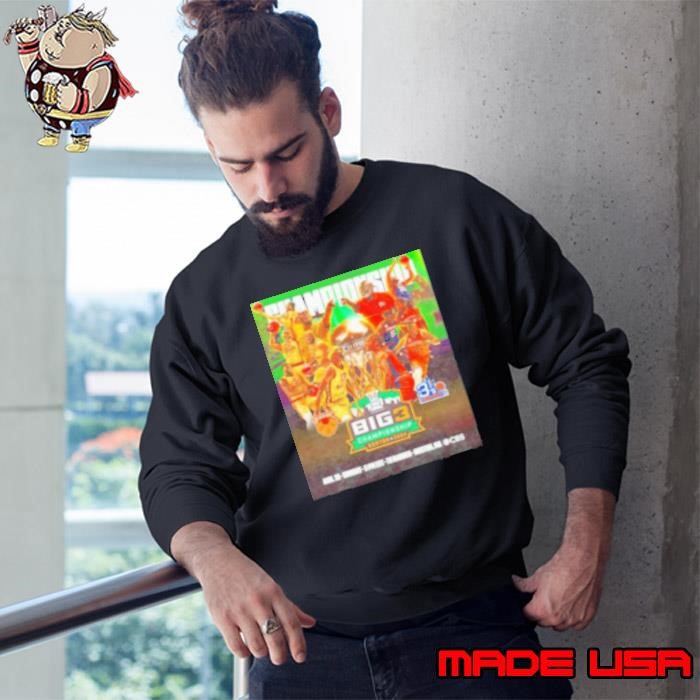 Bivouac vs 3's Company Big 3 championship Boston 2024 Sweatshirt