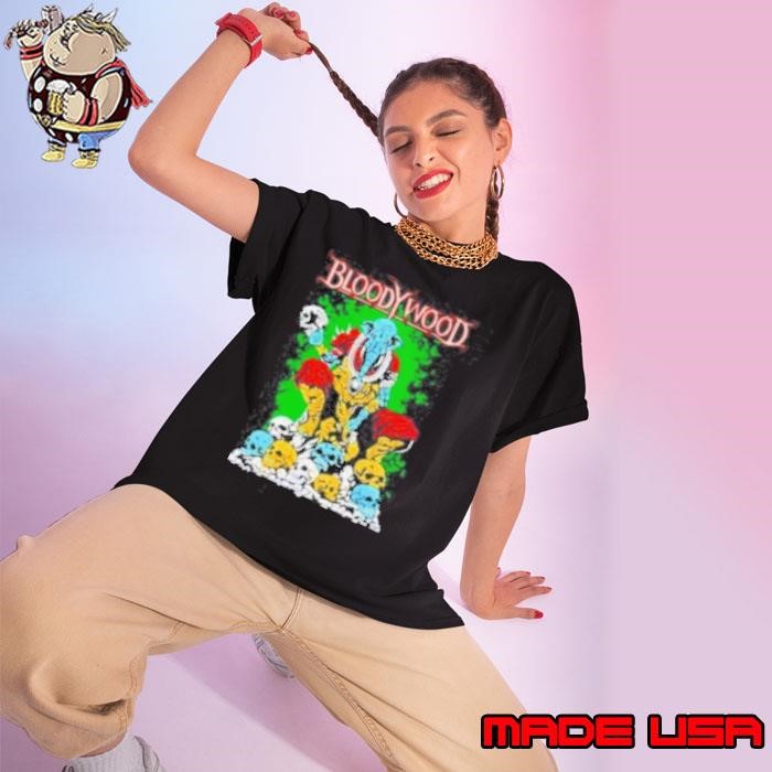 Bloody Wood Elephant Skull Ladies tee
