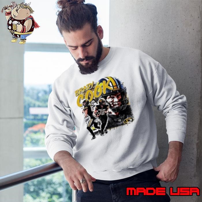 Brady Cook Missouri Tigers Player Collage Sweatshirt