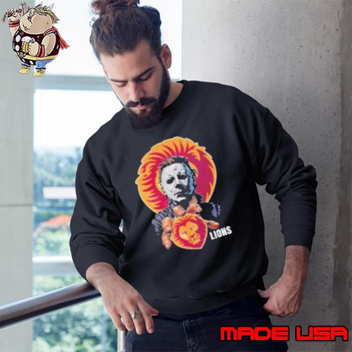 Brisbane Lions Football Club AFL Halloween Michael Myers Sweatshirt