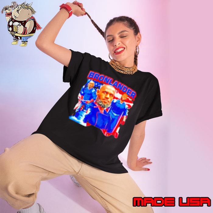 Bronlander Lebron James And Homelander Mashup Ladies tee