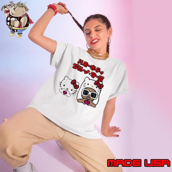 Bruno Mars X Hello Kitty 2024 Ladies tee