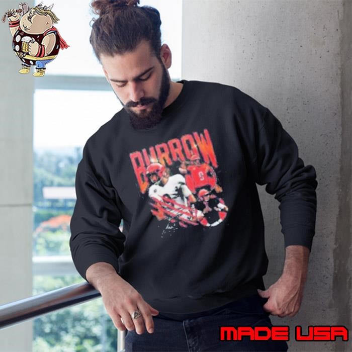Burrow Football Quarterback 90s Style Comfort Colors Sweatshirt