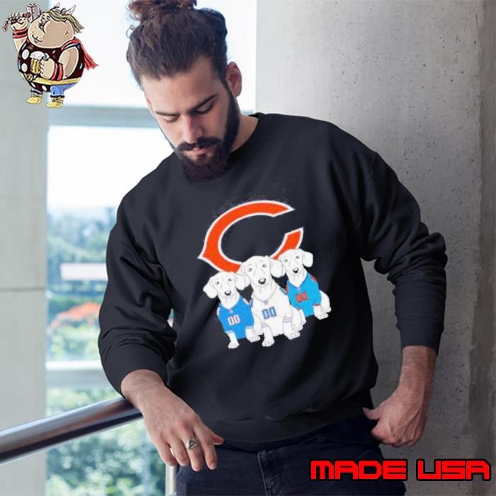 Chicago Bear Dachshund Dogs Sweatshirt