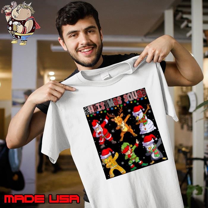 Christmas Dab Santa Friends Matching Family Christmas Squad Unisex