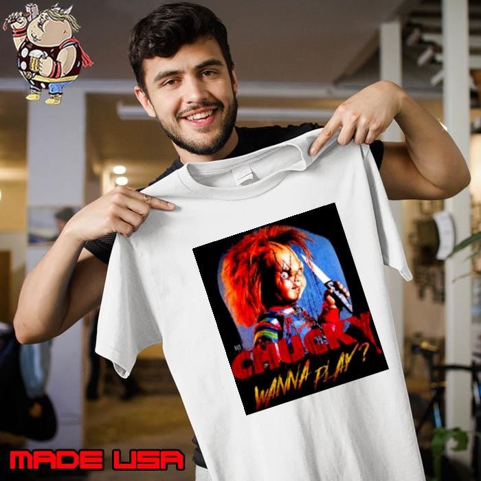 Creepy Portrait Child’s Play Chucky Wanna Play Unisex