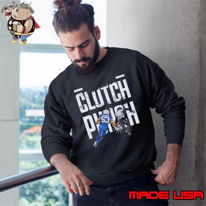 Darius Leonard Indianapolis Clutch Punch an American football linebacker Sweatshirt