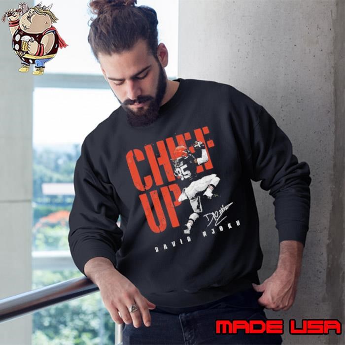 David Njoku Cleveland Chief Up Signature Football Sweatshirt