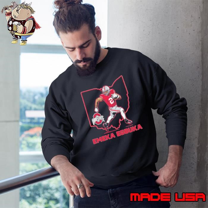Emeka Egbuka State Star an American football wide receiver Sweatshirt