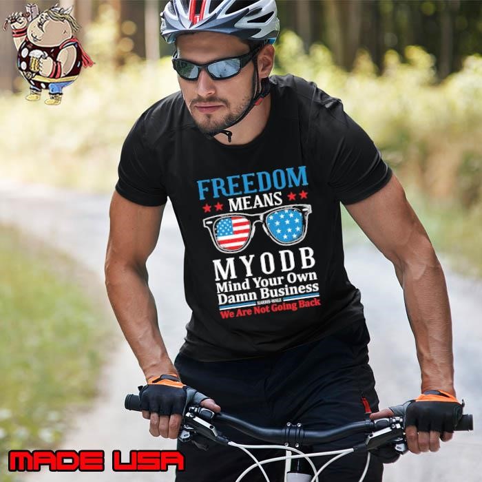 Freedom Means Mind Your Own Damn Business We Are Not Going Back Usa Flag Sunglasses Unisex