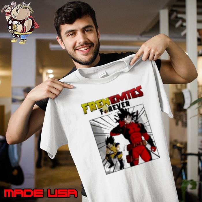 Frenemies Forever Goku And Vegeta Deadpool And Wolverine Parody Unisex