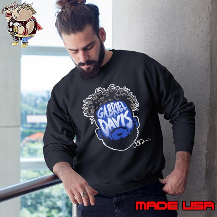 Gabriel davis player silhouette Brazilian professional footballer Sweatshirt