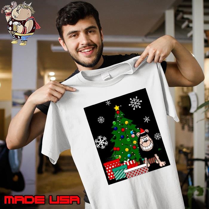 Gnasher Around The Christmas Tree Dennis the Menace Unisex