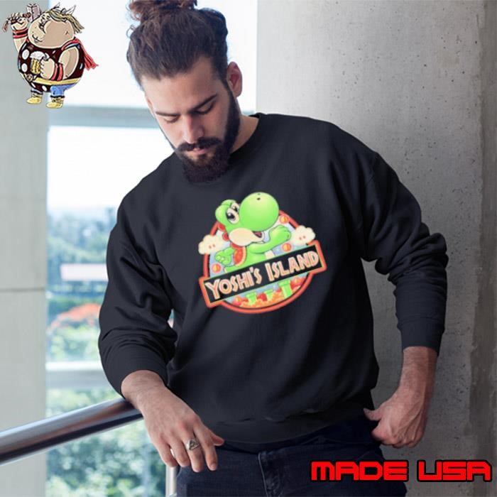 Green Dinosaur Yoshi'S Island Momma Gorilla Sweatshirt