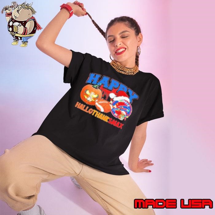 Happy Hallothanksmas Buffalo Bills Ladies tee