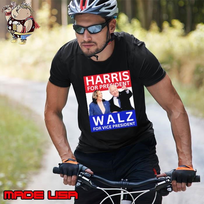 Harris For President Walz For Vice President Kamala Harris Unisex