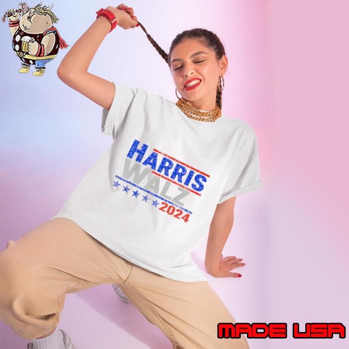 Harris Waltz 2024 Election Kamala Harris Tim Waltz 2024 Ladies tee