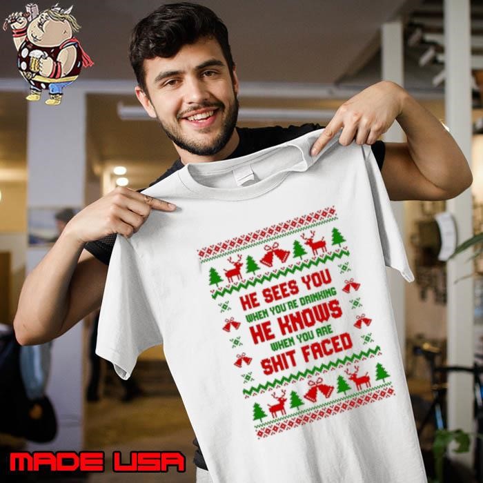 He Sees He Knows Christmas Ugly Unisex