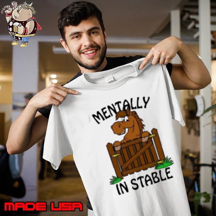 Horse Mentally In Stable Unisex