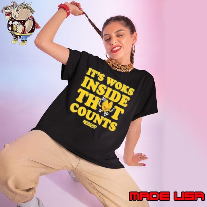 It’s Woks Inside That Counts Retrokid Ladies tee