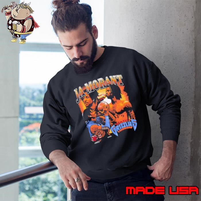Ja Morant American professional basketball player Vintage Collage Sweatshirt