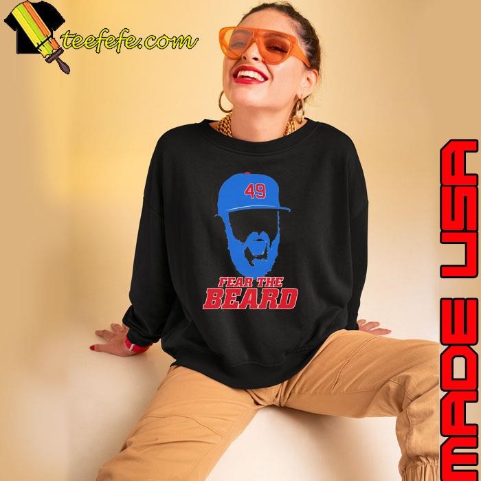 Jake arrieta silhouette fear the beard American former professional baseball pitcher Sweatshirt