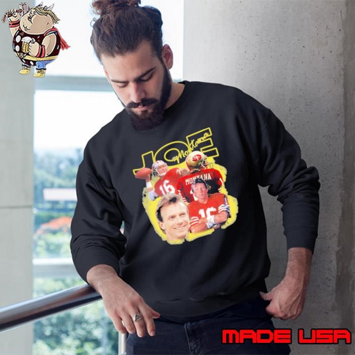 Joe Montana American former professional football quarterback Collage Sweatshirt