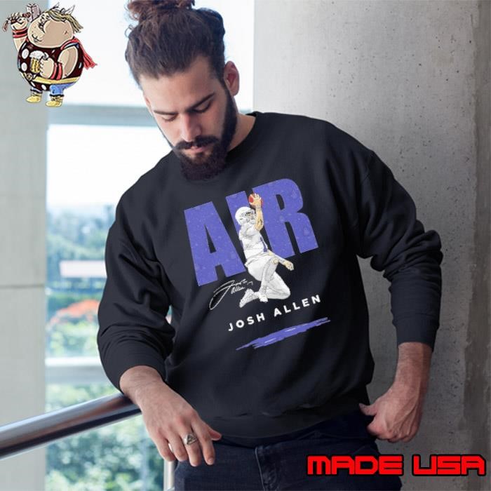 Josh Allen Buffalo Air Signature an American professional football Sweatshirt