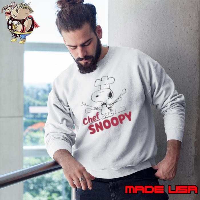 Juniors’ Peanuts Chef Snoopy Sweatshirt