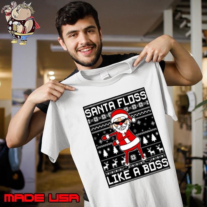 KIDS Santa Floss Like A Boss Ugly Christmas Unisex