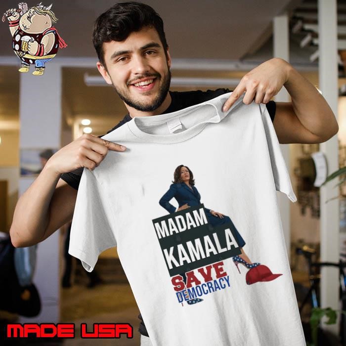 Kamala Harris Save Democracy Heels Stepping On Maga Hat Unisex