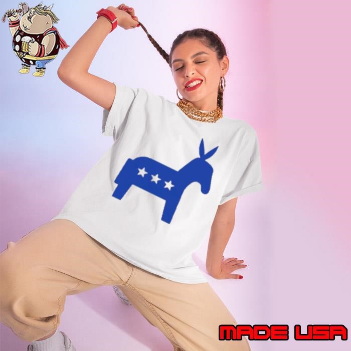 Kamala Harris Tim Walz Democrat 2024 Donkey Ladies tee
