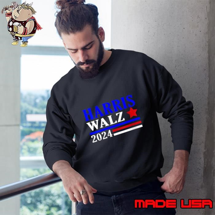 Kamala Harris Tim Walz Waltz 2024 Election Democrat USA 2024 Sweatshirt