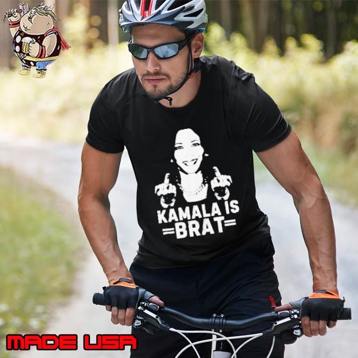 Kamala Is Brat Middle Finger Power Women Unisex