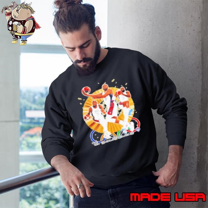 Kevin Durant Stephen Curry Lebron James Team USA Basketball Olympic Paris Sweatshirt